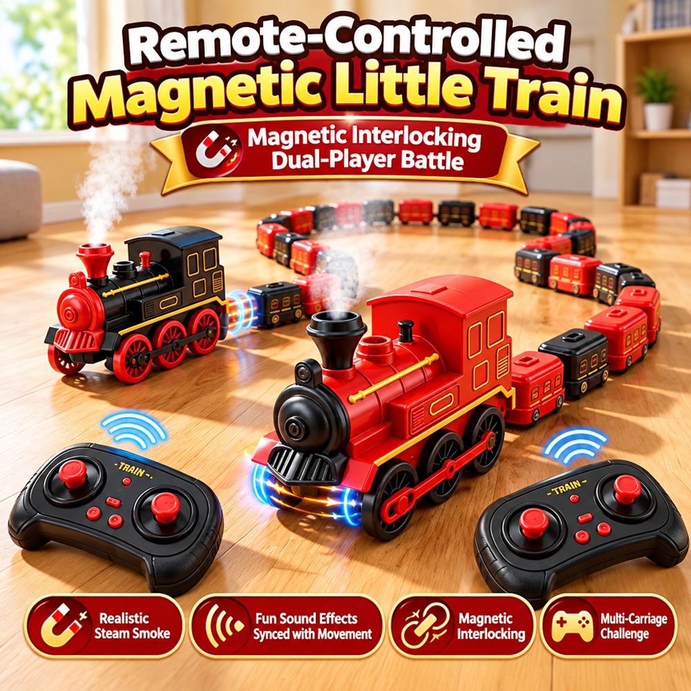Remote Control Toys - Ferngesteuertes Magnetisches Greedy Little Train Magnetische