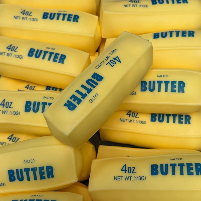 Butter-Stick-Quetschball, Stre – Building Blocks Bewertung und Preis