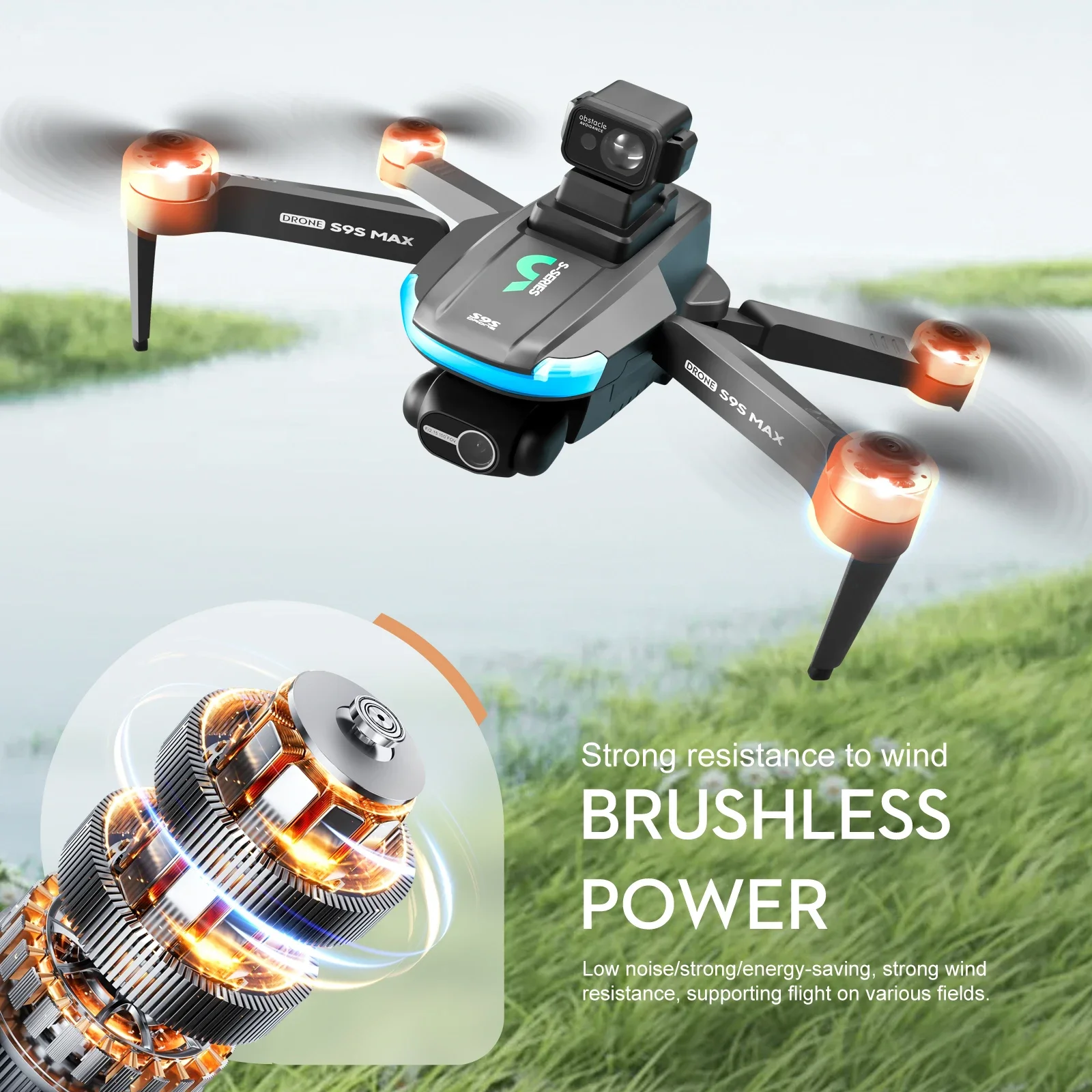 NEUE S9S MAX MINI Drone 4K 2-A – Fpv Brushless Rc Drone 4K Bewertung und Preis